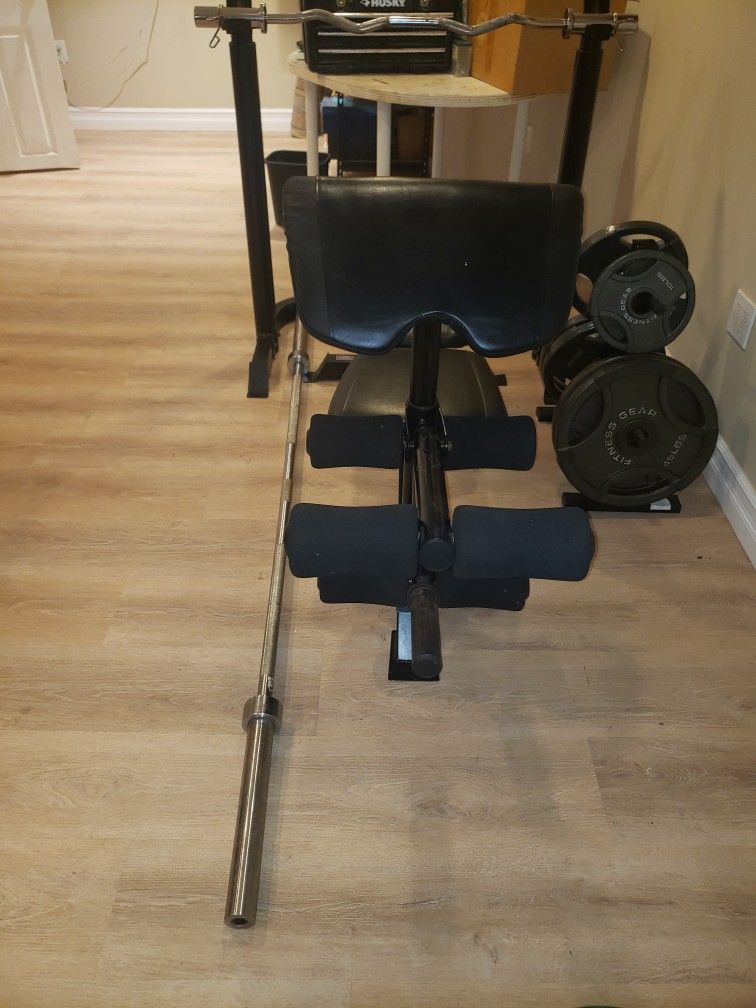 Gym  Weights , Bench   Olympic Bars