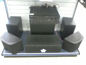 Paradigm speaker system with Yamaha receiver