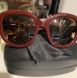 Ferragamo burgundy sunglasses