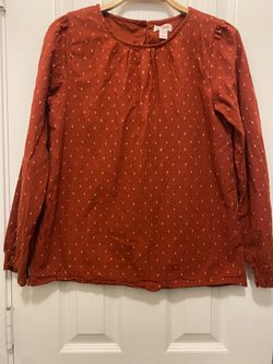 Girls Thanksgiving Long Sleeve Blouse 