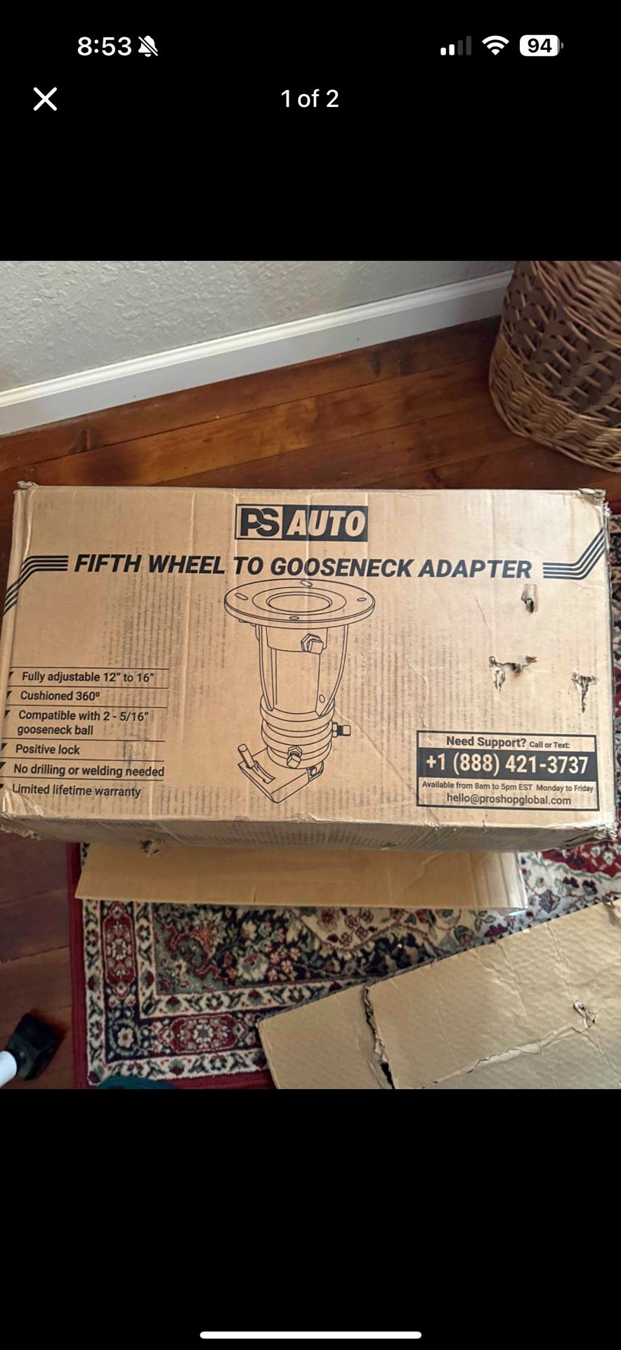 Fifth Wheel To Gooseneck Adapter