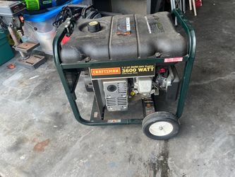 Craftsman 3600 watt generator