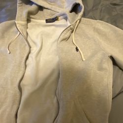 Polo Hoodie Grey With Auth