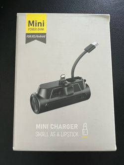 Mini Portable Charger for iPhone 5000mAh