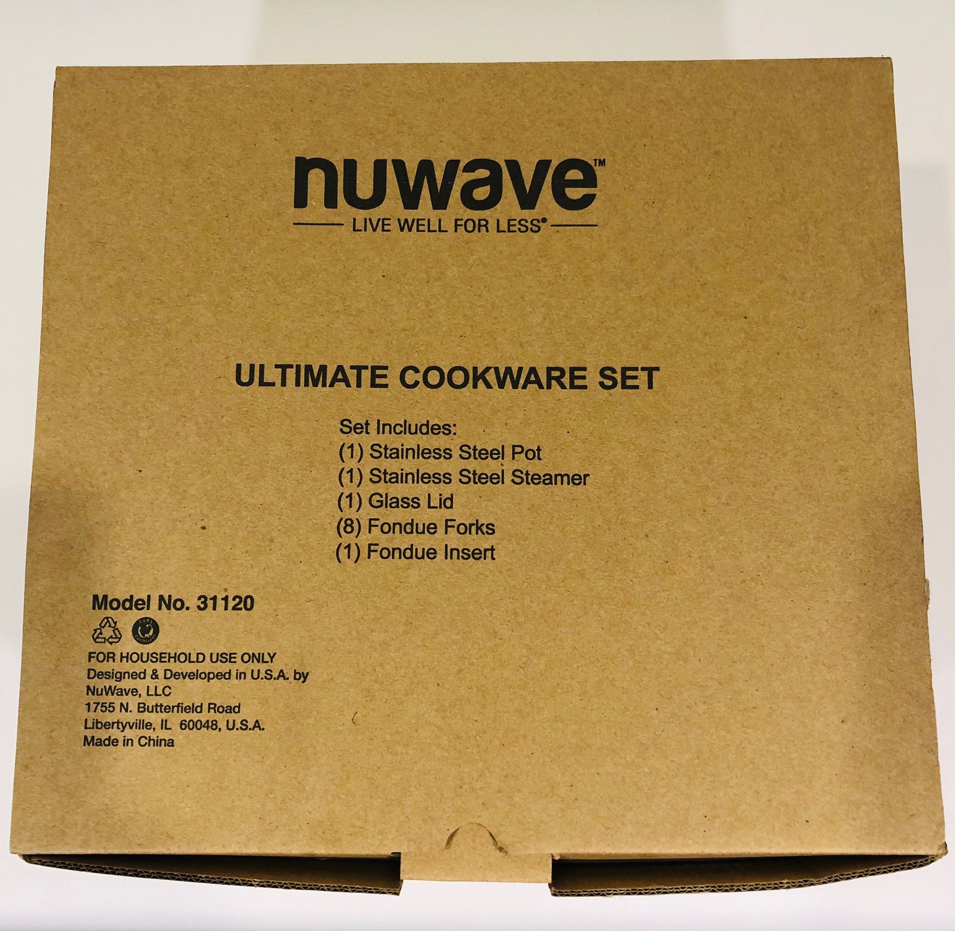 NuWave Ultimate Cookware Steamer and Fondue Set