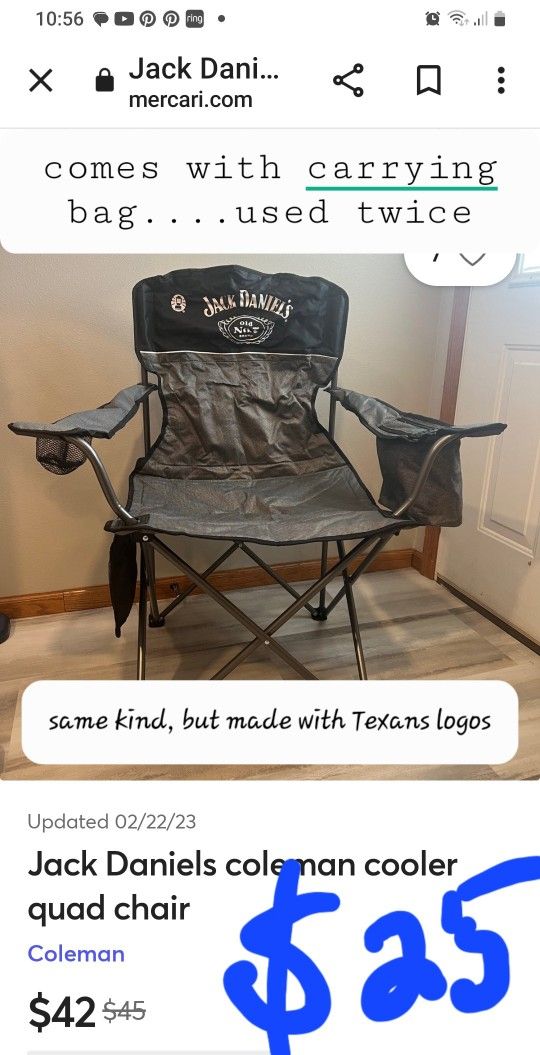 Texans Quad Foldout Chairs