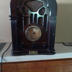 Antique Style Radio And Cassette Player