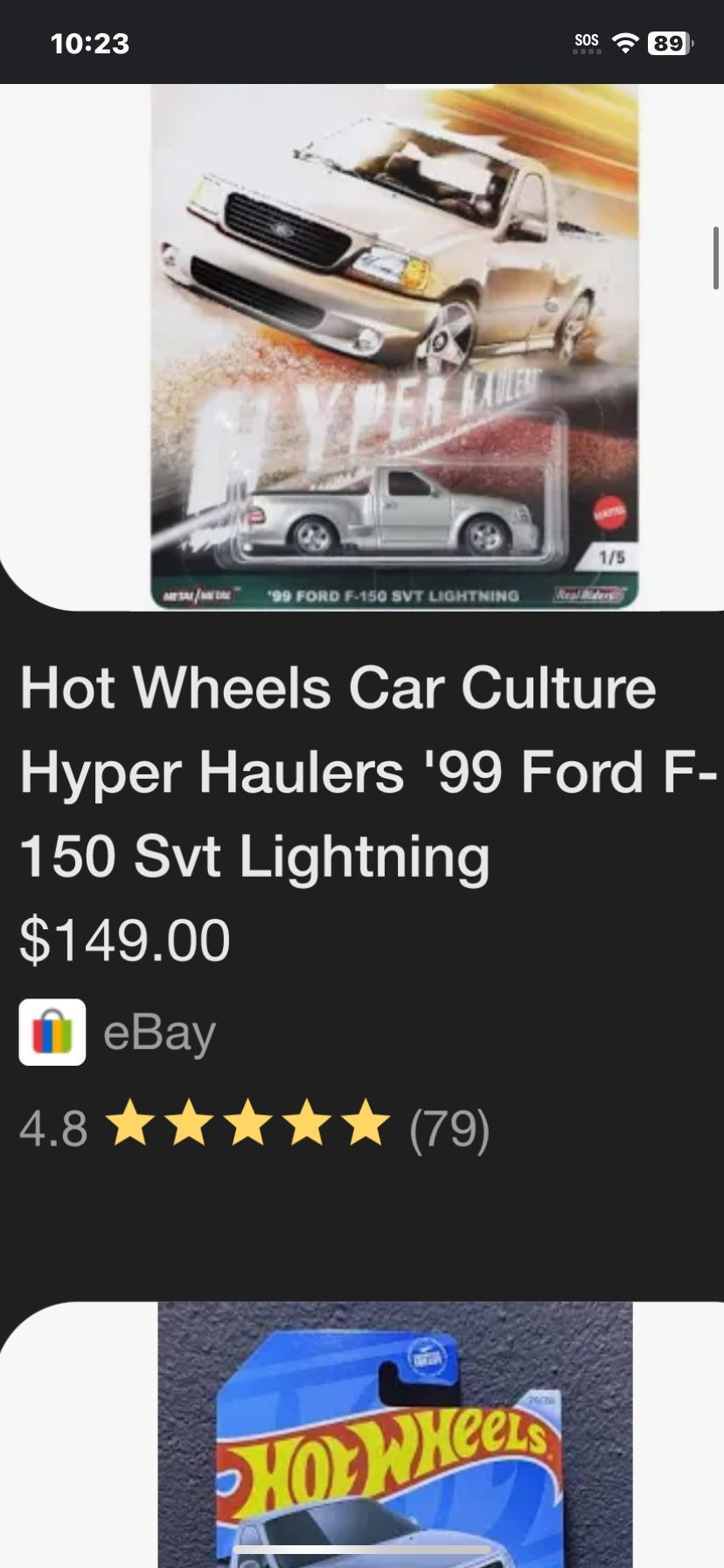 Ford Lightning Svt Hotwheels