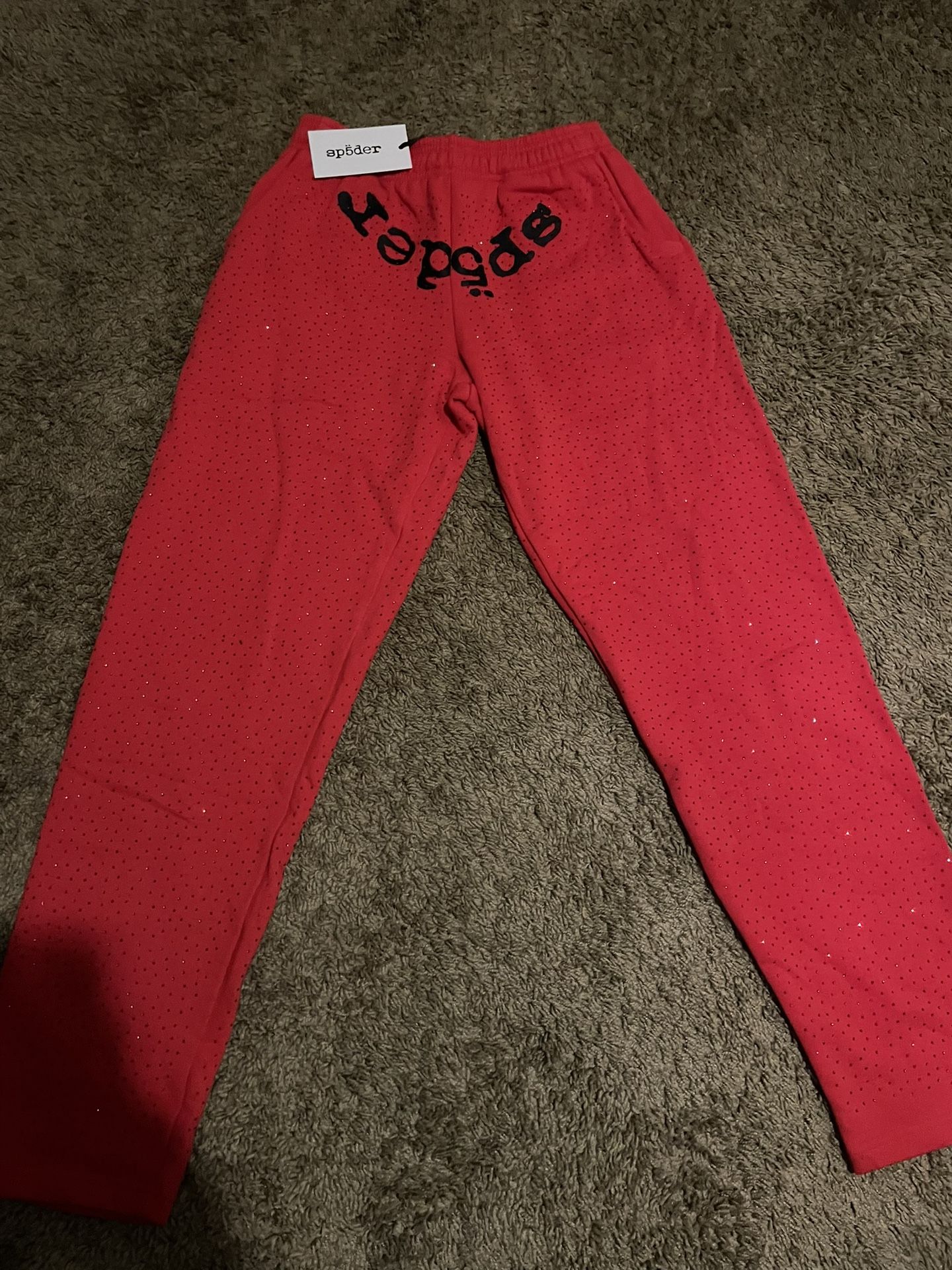 Rhinestone Sp5der Pants 