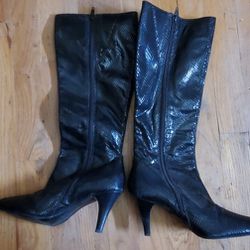 Knee-high Heeled Boots 