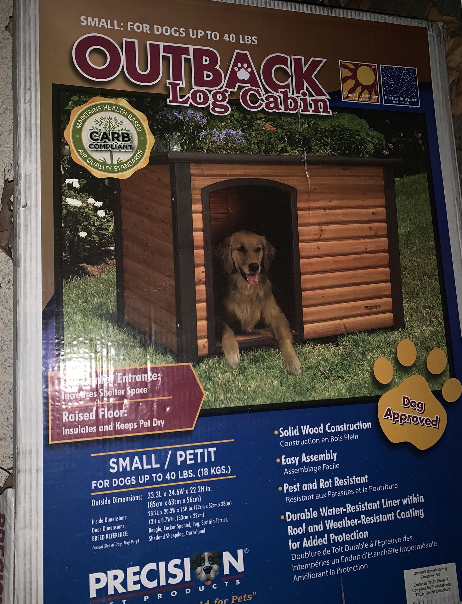 Dog House - Outback Log Cabin