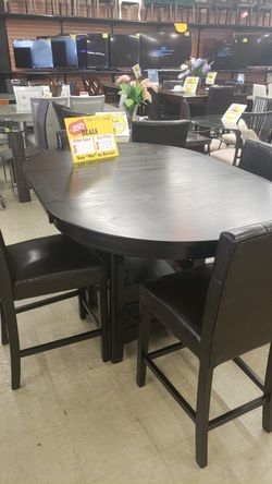Oval High Dining Table