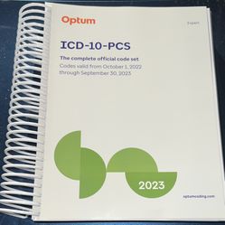 2023 Optum ( Optum Coding ) ICD-10-PCS Expert Edition Complete Medical Code Set