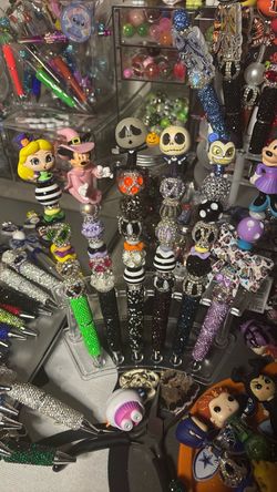 Nightmare Before Christmas Beaded Rhinestone Pens