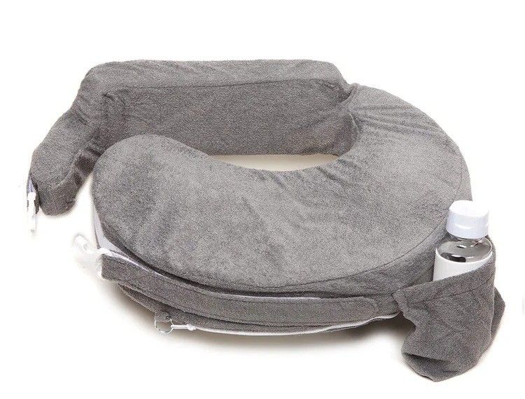 My Brest Friend Deluxe Grey Nursing Pillow