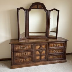 Solid Wood Furniture Set 