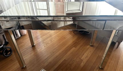 Z Gallerie Mirrored  desk $250