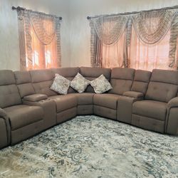 Recliner Sectional Sofa 6 Seater