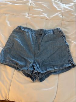 Madewell Elastic Denim Shorts