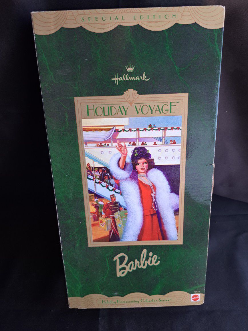 NEW Holiday Voyage Barbie Limited Edition Hallmark