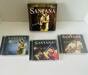 VTG 1999 Santana The Best of 3 Compact CD Soul Sacrifice, Jam, Jin-Go-Lo-Ba
