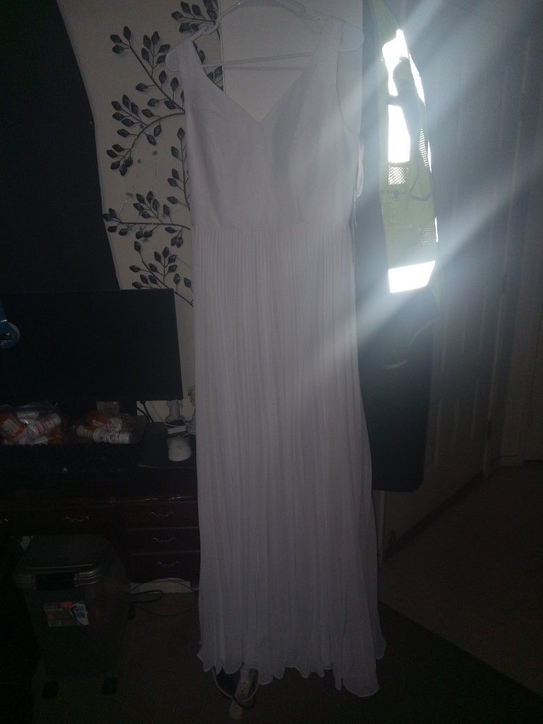 JJs House White Wedding Dress Size 10