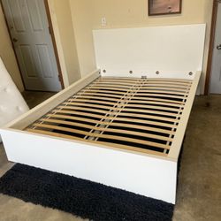 Queen Size White IKEA Malm Bed Frame *Delivery Available*  