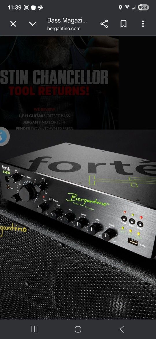 Bergantino Forte HP Bass Amp