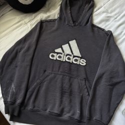Vintage Adidas Distressed Hoodie 
