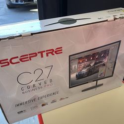 27 Inch Curved Monitor Sceptre Business Pro