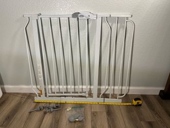 Adjustable Walk Through Baby Gate