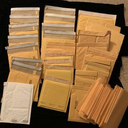 Envelopes - Padded (28 Total) In padded (about 100) For Shipping Small Business - Various Sizes - Whole