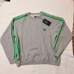Needles gray/green crewneck