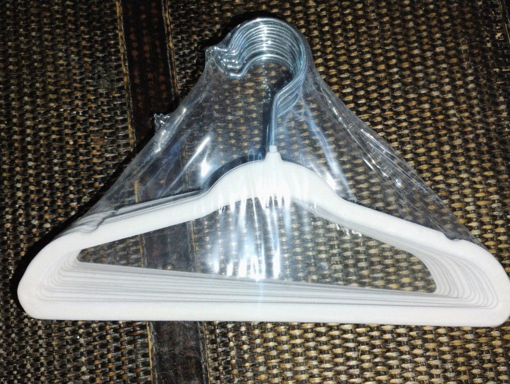 1 box of velvet hangers . all sealed. NIP