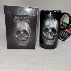 Harley-Davidson 2015 Ceramic Travel Mug 20 Oz. Tall Boy Latte W/ Decorative Box
