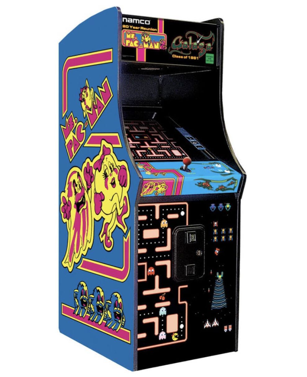 mini arcade 41 inch Ms pac man