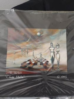 "Chess Mate" Limited Edition Signed Print 142/250