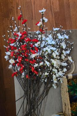 New Artificial Cherry Blossom Stems
