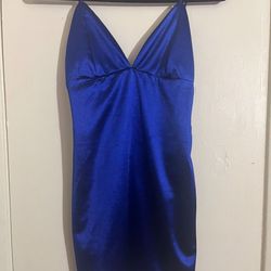 Blue Mini Dress (Medium)