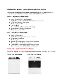 Maytag pro washer and dryer like new