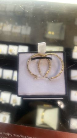 10k Hoop Earrings