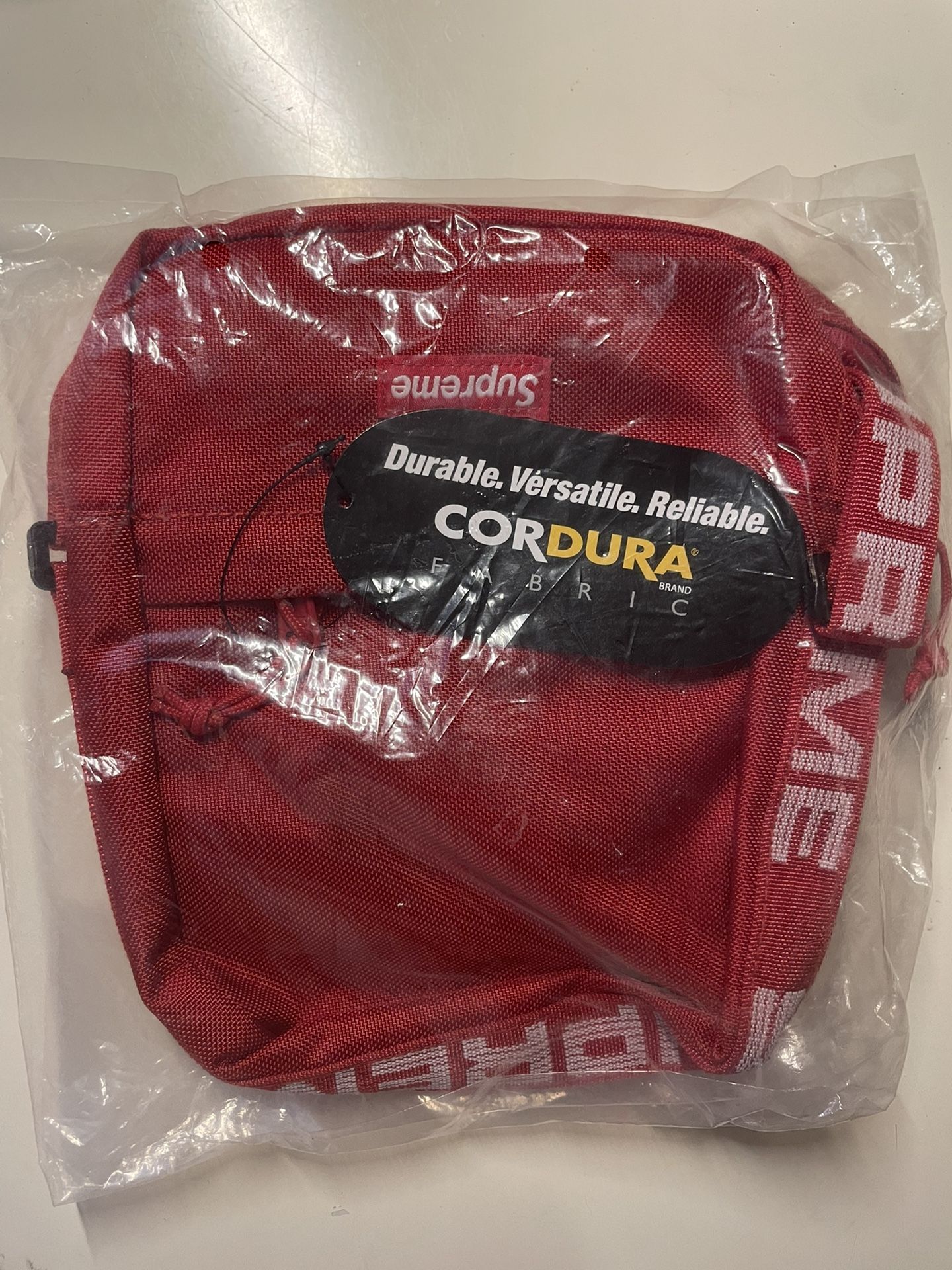 Rare Red Supreme Shoulder Bag From S/S 2018