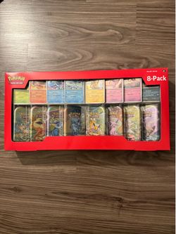 Costco Prismatic Evolutions 8 Pack Mini Tins