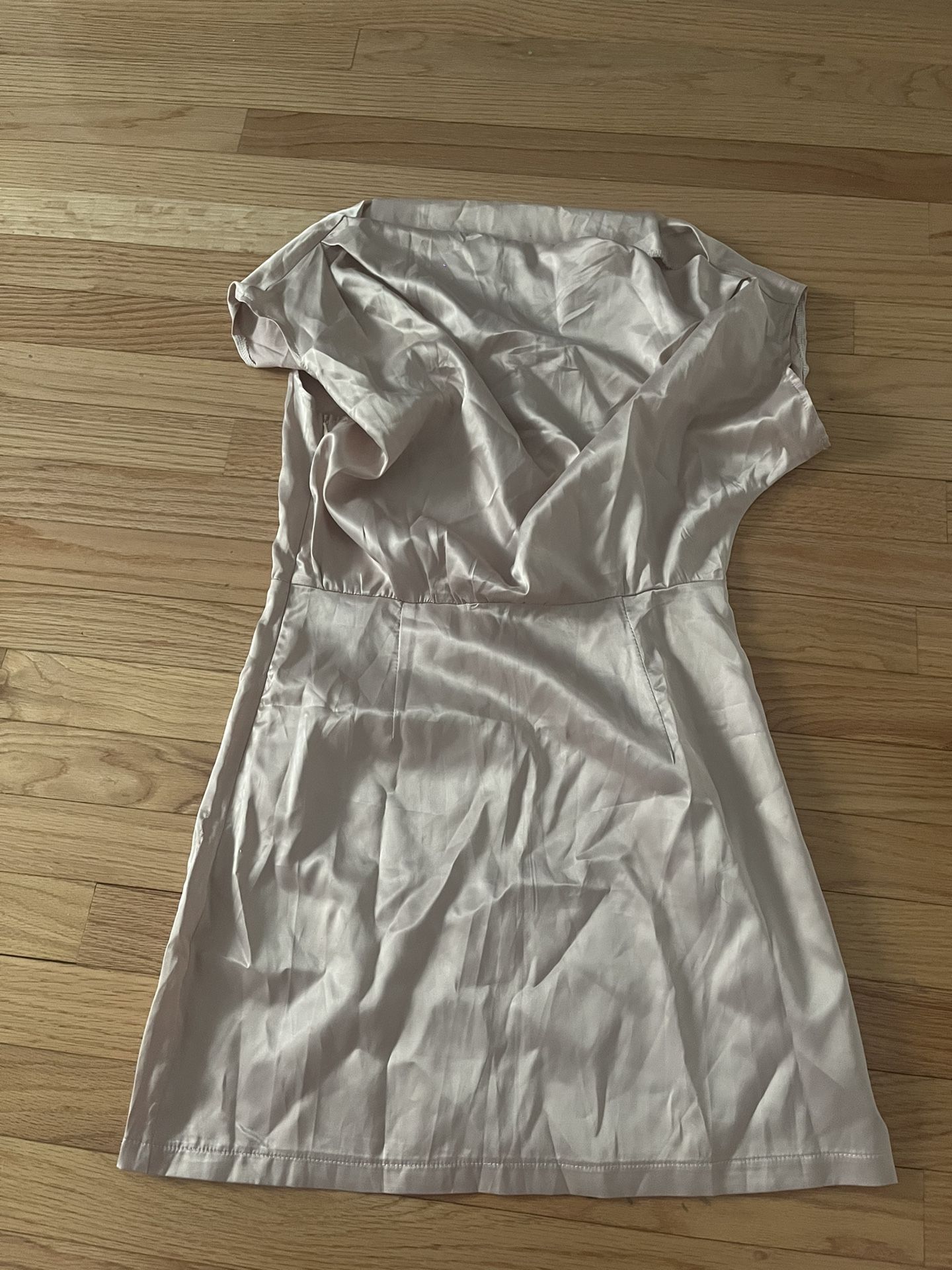 Silk Tan Dress