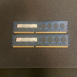 Hynix 2x2GB DDR3 Memory/RAM