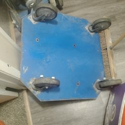 Flat Metal On Wheels