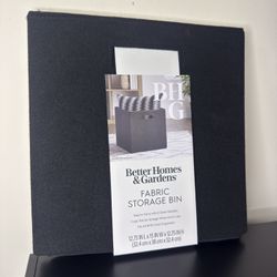 Storage Bin, Rich Black