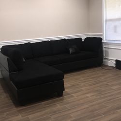 Black sectional Couch $150