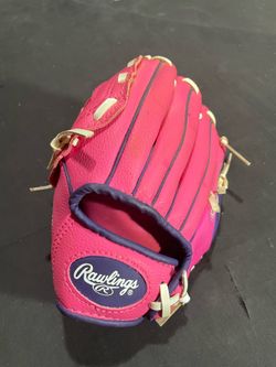 Rawlings Girls' Players 9 In T-Ball Utility Glove