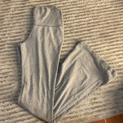 Grey Flared Yoga Pants